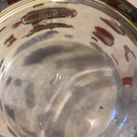 Hazel Atlas mid century modern games ice bucket. - Picture 8 of 8